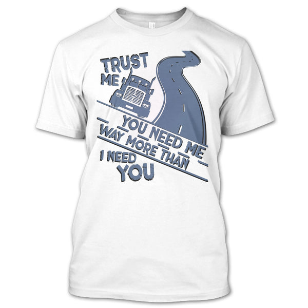 A black t-shirt with the shopify logo