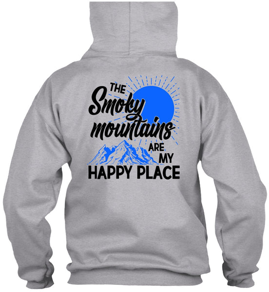 The Smoky Mountains Are My Happy Place T Shirt, I Love Hiking T Shirt
