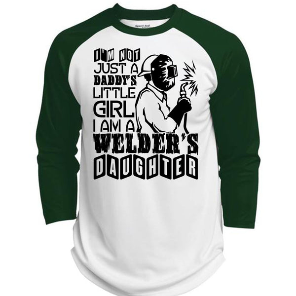 I Am A Welder's Daughter T Shirt, Being A Welder T Shirt, Awesome T-Shirts  (Polyester Game Baseball Jersey)