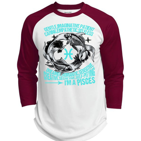 I'm A Pisces T Shirt, I Love Pisces T Shirt, Awesome T-Shirts  (Polyester Game Baseball Jersey)