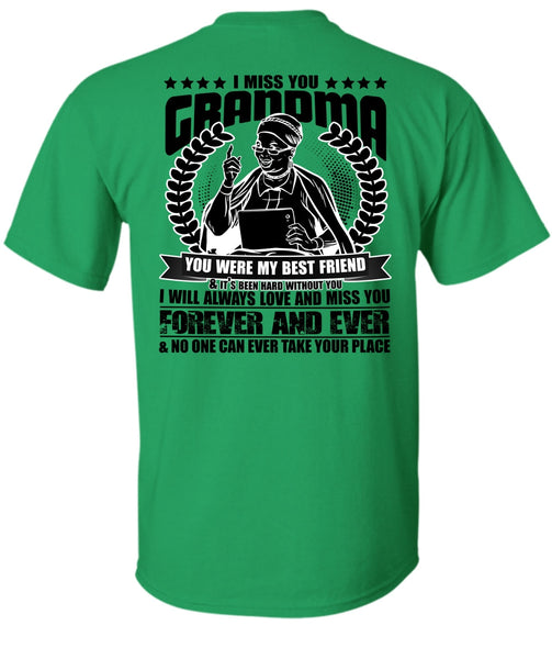 I Miss You Grandma T Shirt, I Love Nana T Shirt