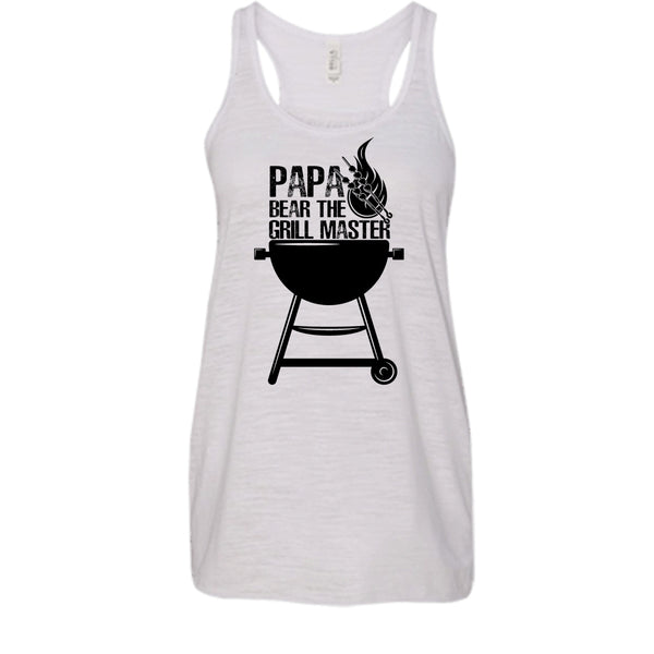 Papa Bear The Grill Master T Shirt, Gift For Papa Tank Top