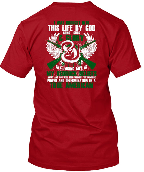 God Guns T Shirt, True American T Shirt