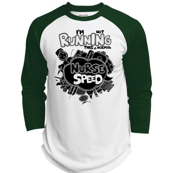 I'm Not Running T Shirt, I Love Nursing T Shirt, Awesome T-Shirts  (Polyester Game Baseball Jersey)