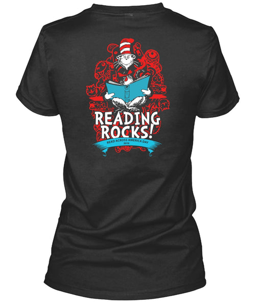Dr. Seuss T Shirt, Reading Rocks T Shirt, The Cat in the Hat T Shirt, I Love Reading T Shirt