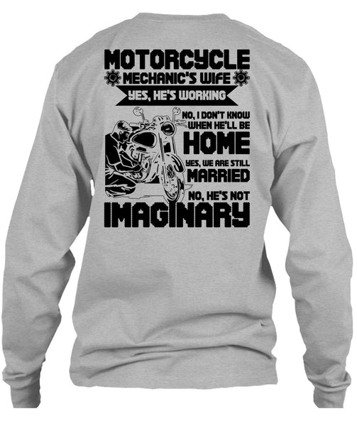 Motorcycle Mechanic's Wife T Shirt, I Love Mechanic T Shirt