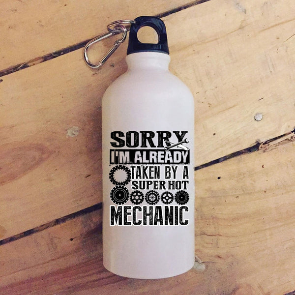 I'm Already Taken By A Hot Mechanic 20 oz Stainless Steel Bottle,Cool Just Married Outdoor Sports Water Bottle