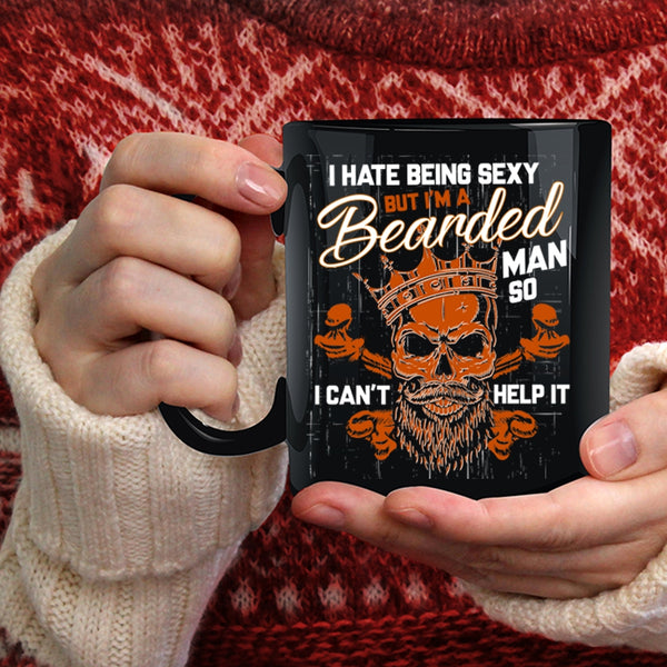 I'm A Bearded Man Coffee Mug, Cool Gift For Dad Coffee Cup