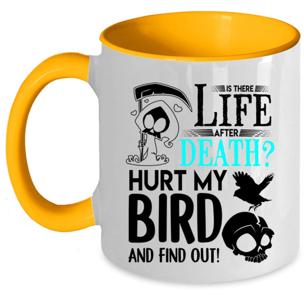 I Love My Bird Coffee Mug, Don't Hurt My Bird Accent Mug
