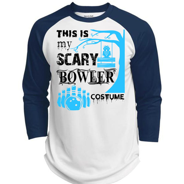 This Is My Scary Bowler Costume T Shirt, Wait For Halloween T Shirt, Awesome T-Shirts  (Polyester Game Baseball Jersey)