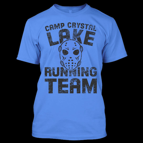 A black t-shirt with the shopify logo