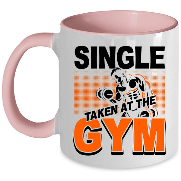 Funny Gymnast Coffee Mug, Single Taken At The Gym Accent Mug
