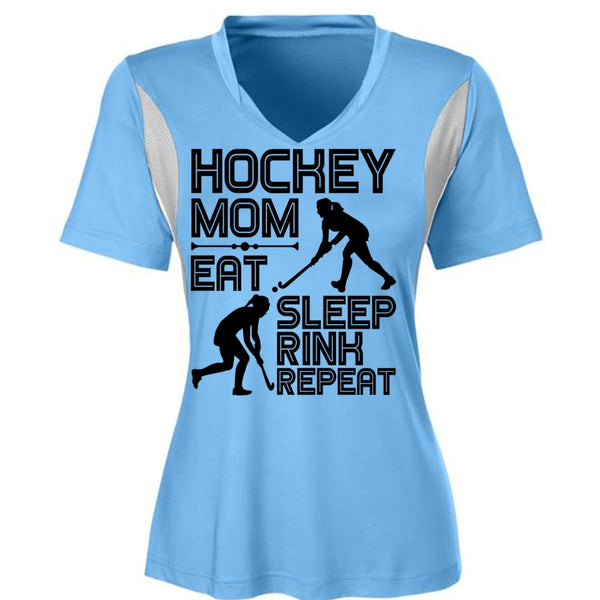 Hockey Mom Eat Sleep Rink Repeat T Shirt, I Love Hockey T Shirt, Awesome T-Shirts