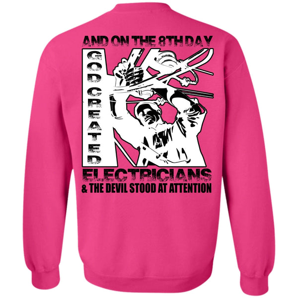 I Love Electrician T Shirt, God Created Electricians Sweatshirt