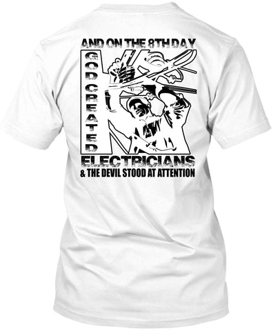 A black t-shirt with the shopify logo