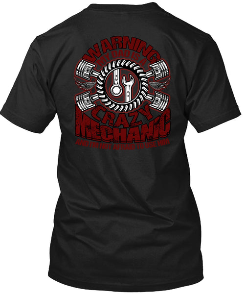 A black t-shirt with the shopify logo