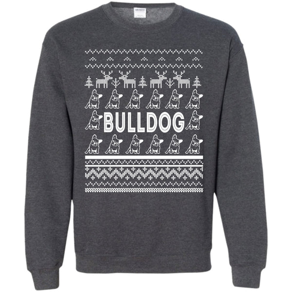Coolest Bulldog T Shirt, Dog Merry Christmas Sweatshirt