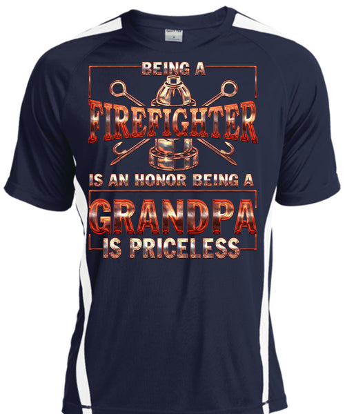 Being A Firefighter T Shirt, Grandpa Is Priceless T Shirt, Cool Shirt