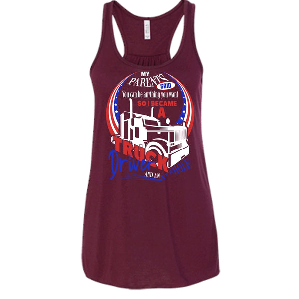 I Became A Truck Driver T Shirt, Gift For Son Tank Top