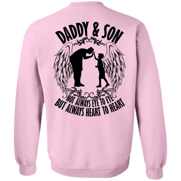 I Love Papa T Shirt, Daddy And Son Not Always Eye To Eye Sweatshirt