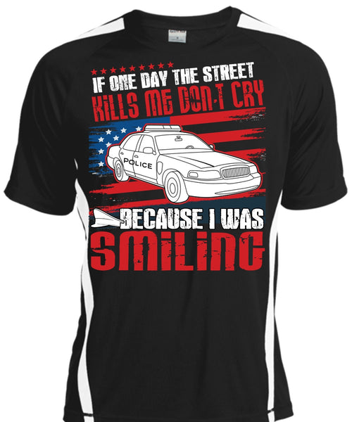 A black t-shirt with the shopify logo