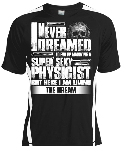 A black t-shirt with the shopify logo