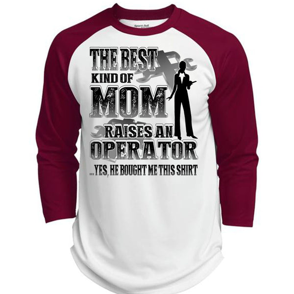 The Best Kind Of Mom T Shirt, I Love Operator T Shirt, Awesome T-Shirts  (Polyester Game Baseball Jersey)