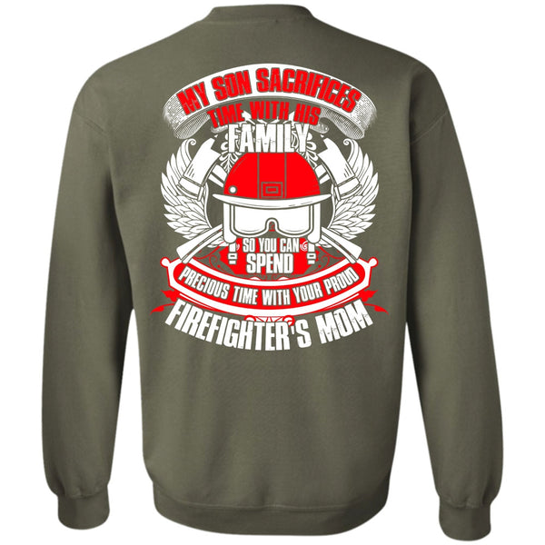 Firefighter's Mom T Shirt, I Love Firefighter Sweatshirt