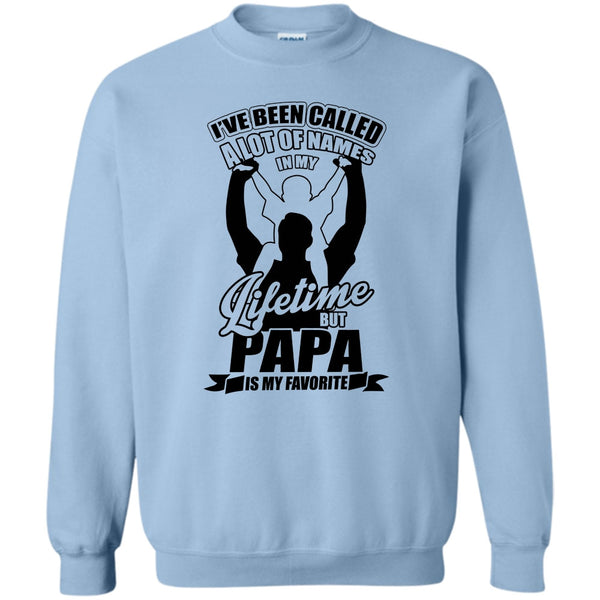 Father's Day Gift T Shirt, Papa Is My Favorite Name Sweatshirt