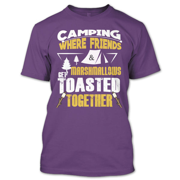 Camping T Shirt, where Friends Marshmalows T Shirt