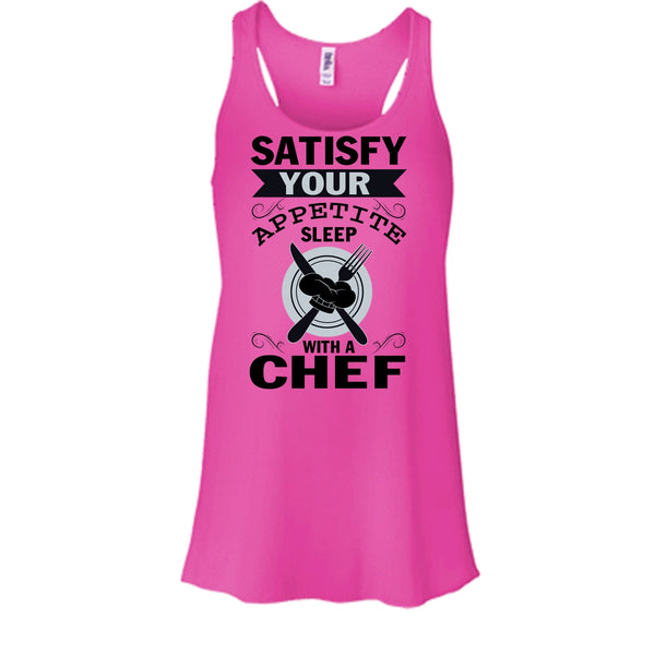 Satisfy Your Appetite Sleep With A Chef T Shirt, Cool Chef Wife T Shirt, Awesome t-shirts