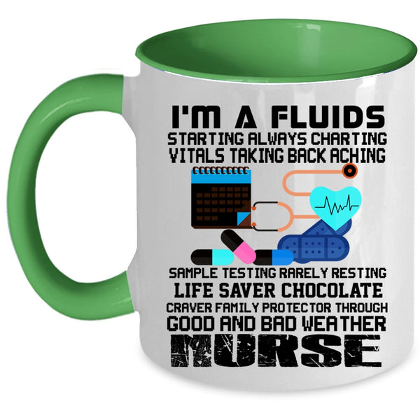 Cute Gift For Nurse Coffee Mug, I'm A Nurse Accent Mug