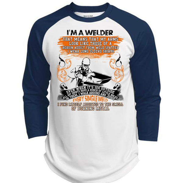 I Am A Welder T Shirt, Every Single Weld T Shirt, Awesome T-Shirts  (Polyester Game Baseball Jersey)