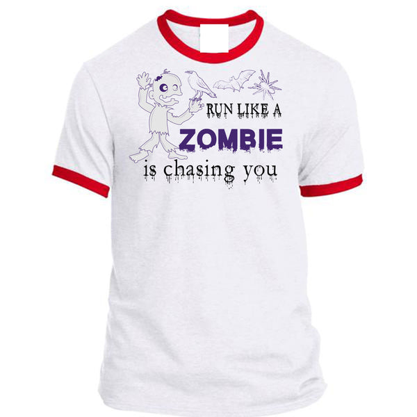 Run Like A Zombie Is Chasing You T Shirt, Wait For Halloween T Shirt, Awesome T-Shirts