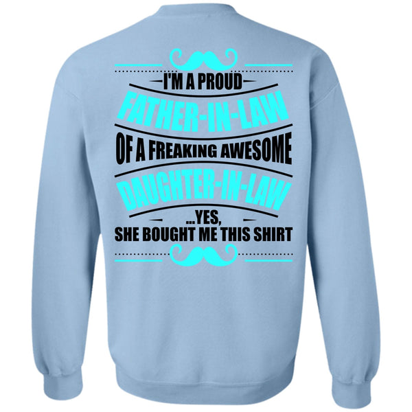 I Love Father T Shirt, I'm A Proud Father In Law Sweatshirt