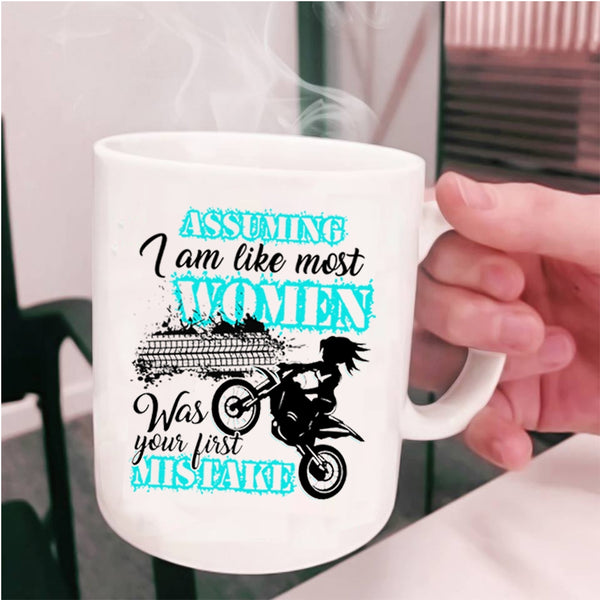 Cool Motorcycles Coffee Mug, I Am Like Most Women Cup