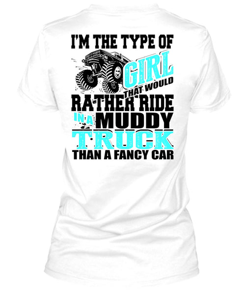 Ride In A Muddy Truck T Shirt, I Love Jeep T Shirt