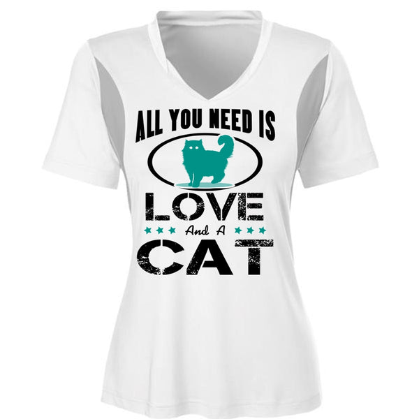 All You Need Is Love And A Cat T Shirt, Cool Pets T Shirt, I Love Cat T Shirt