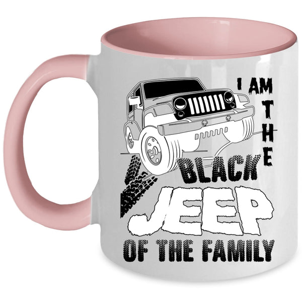 My Family Coffee Mug, I Am The Black Jeep Of The Family Accent Mug