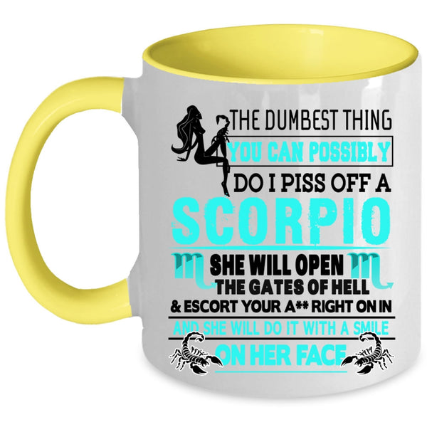 Birthday Gift For Daughter Coffee Mug, Scorpio Accent Mug