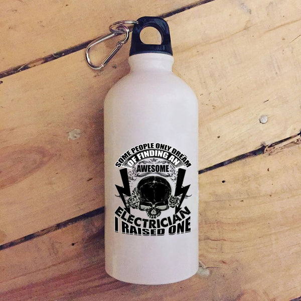 Finding An Awesome Electrician 20 oz Stainless Steel Bottle,I Raise An Electrician Outdoor Sports Water Bottle