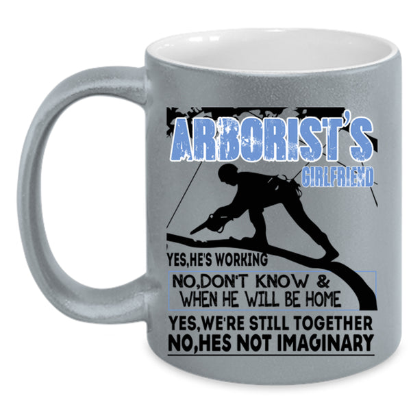 Cool Veteran Coffee Mug, Arborist's Girlfriend Accent Mug