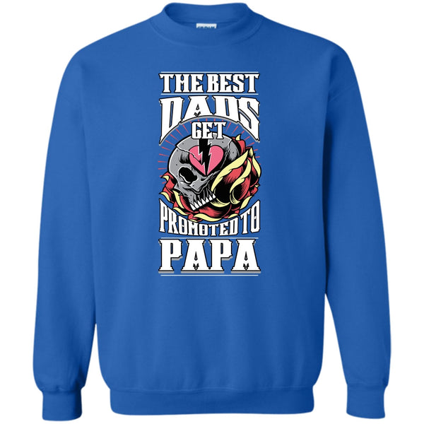 Get Promoted To Papa T Shirt, Coolest Papa Ever Sweatshirt