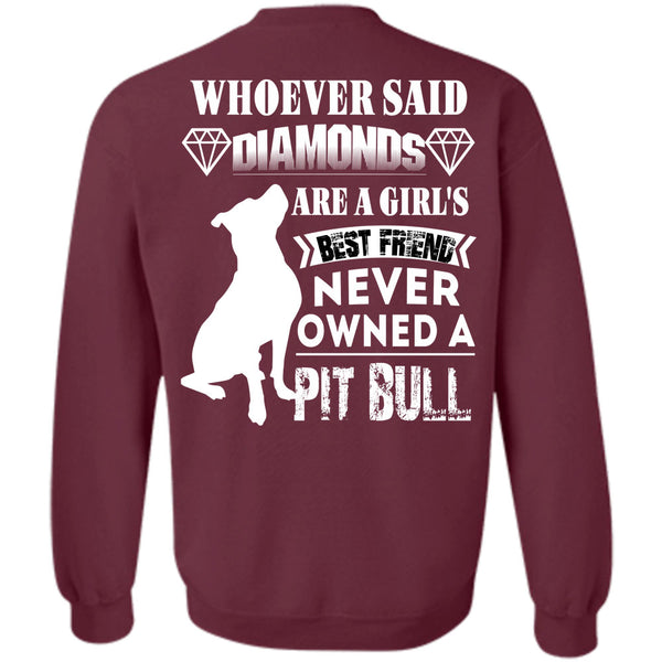 Never Owned A Pit Bull T Shirt, I Love Dogs Sweatshirt