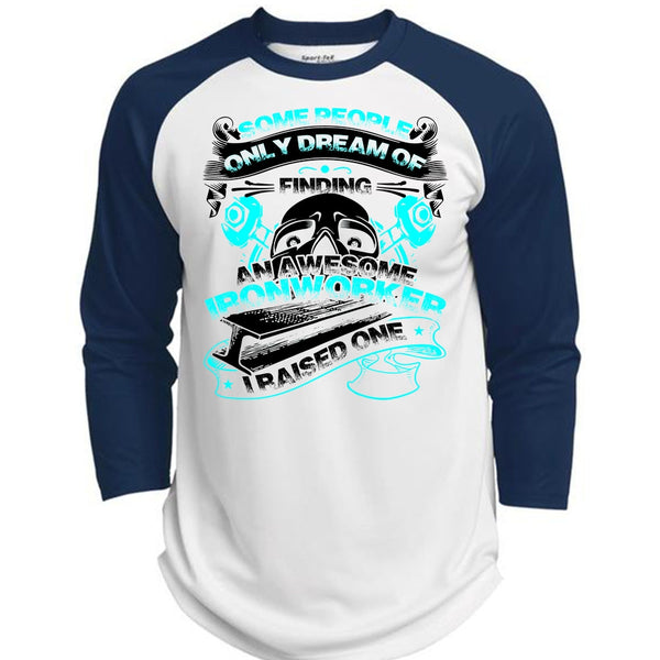 Awesome Ironworker T Shirt, I Love Ironworker T Shirt, Awesome T-Shirts  (Polyester Game Baseball Jersey)