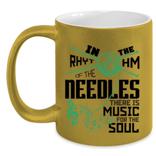 Cool Musician Coffee Mug, There Is Music For The Soul Accent Mug