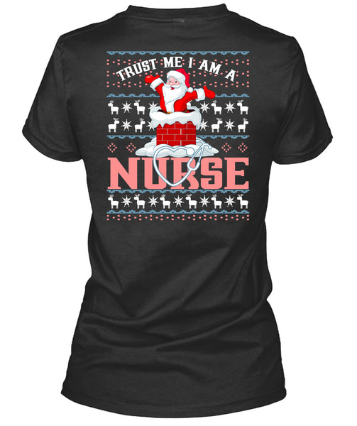 Trust Me I Am A Nurse T Shirt, This Girl Loves Christmas T Shirt