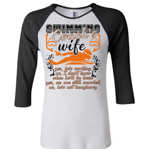 Swimming Coach's Wife T Shirt, I Love Swimming T Shirt, Awesome T-Shirts