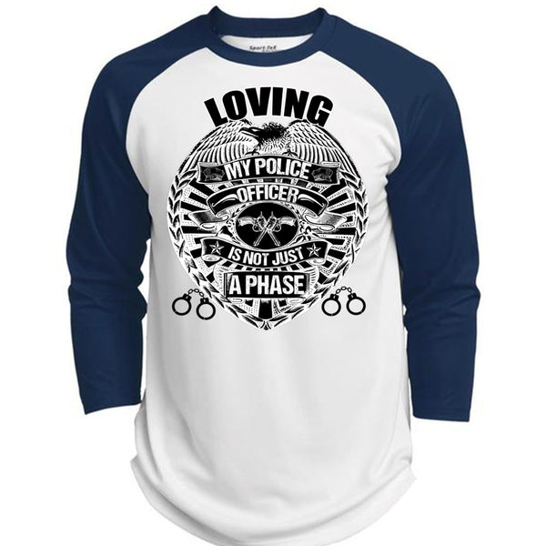 Loving My Police Officer T Shirt, I Love Police T Shirt, Awesome T-Shirts  (Polyester Game Baseball Jersey)