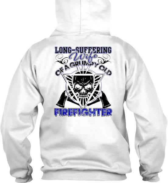 Long - Suffering Wife T Shirt, I Love Firefighter T Shirt